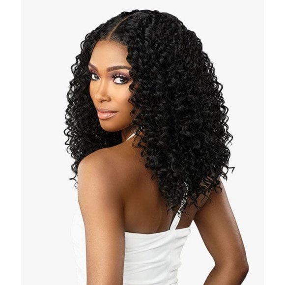 NIB Butta Human Hair Blend Lace Front Wig - WATER WAVE